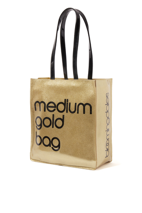Medium Gold Tote Bag